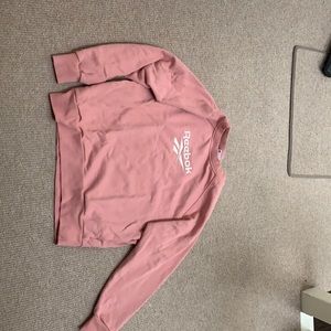 cool Reebok sweatshirt.